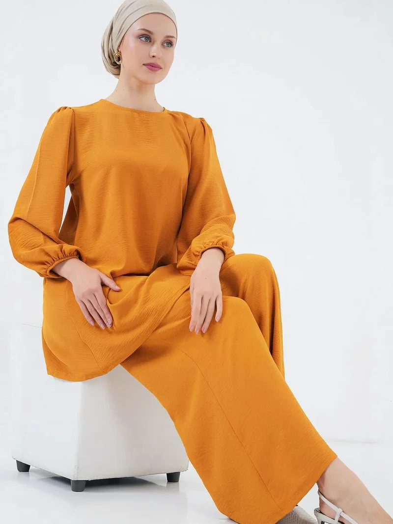 بيغ دارت BDART Tunic & Wide Leg Pants Two-Piece Coord Set